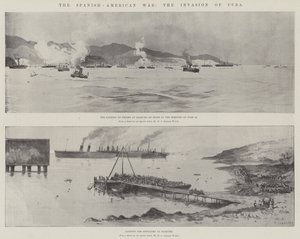 The Spanish-American War, the Invasion of Cuba by Charles Auguste Loye